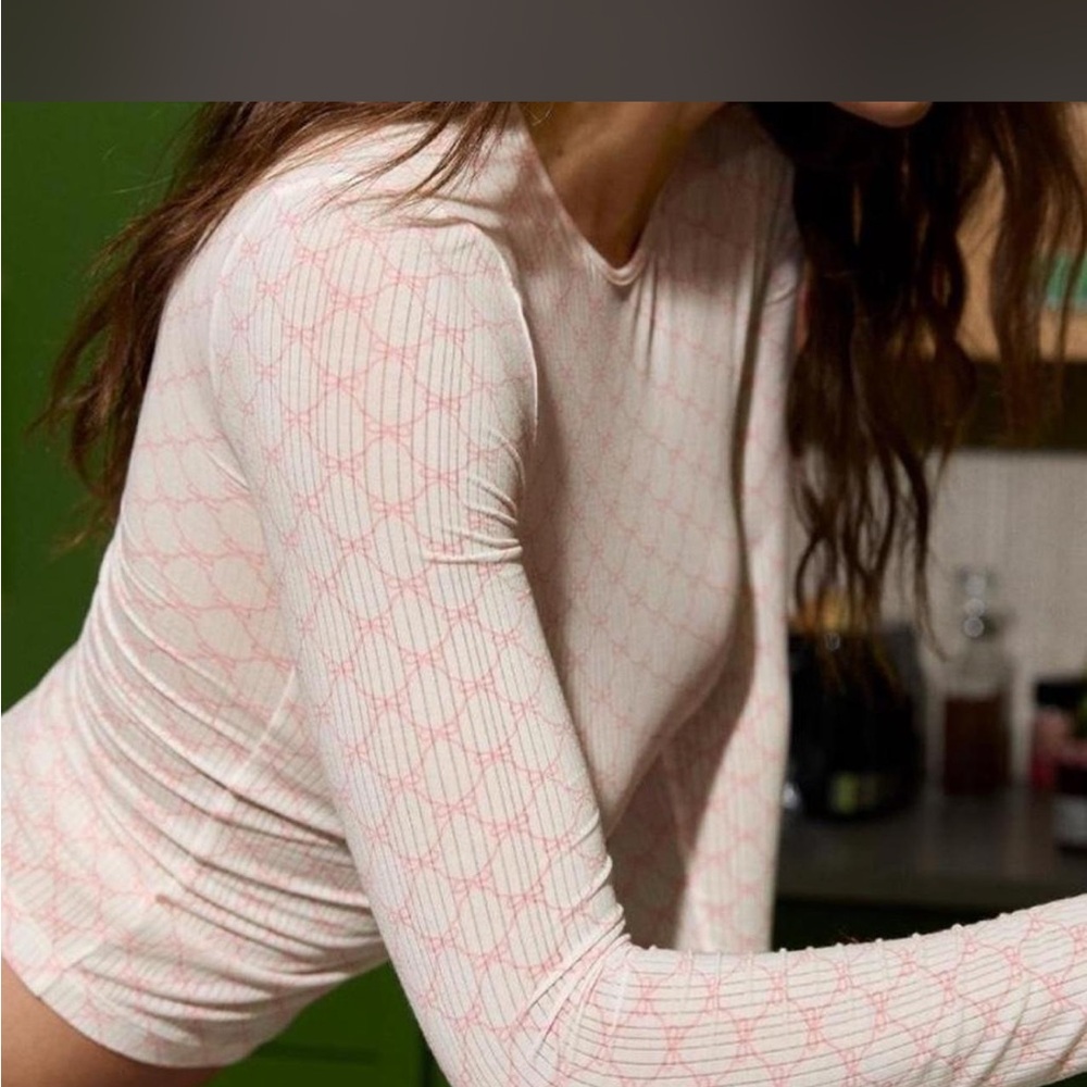 Aerie Patterned Long Sleeve Top